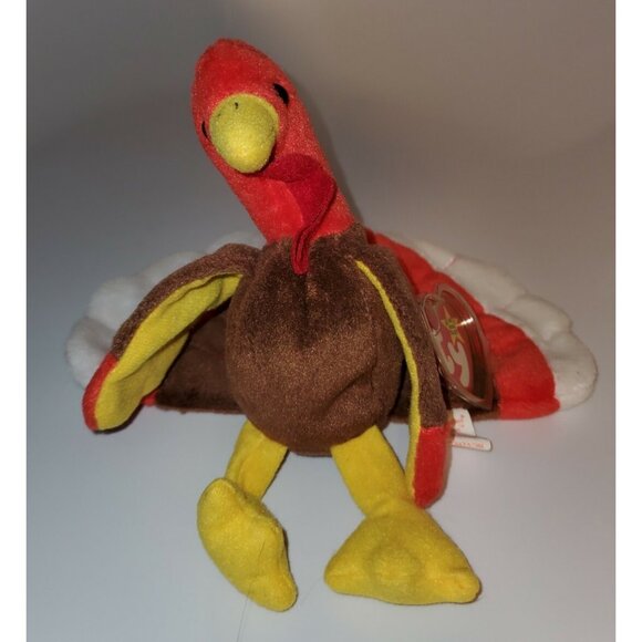 Ty Other - VINTAGE Beanie Baby – GOBBLES the Turkey (5.5 in) 1996 - Thanksgiving Turkey!